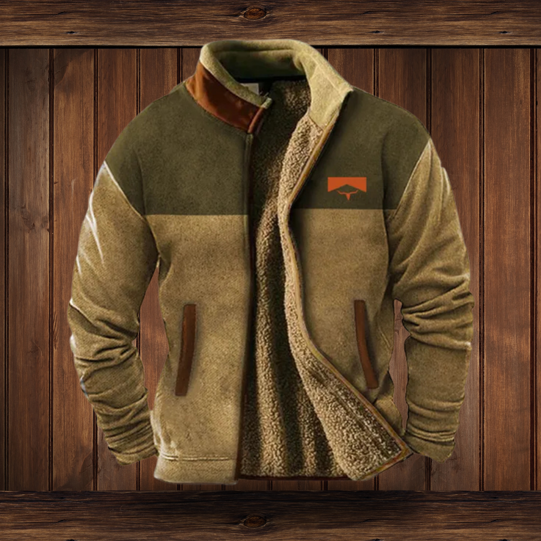 Men's Merino Fleece Outdoor Jacket with Lightweight Insulation & Breathable Design