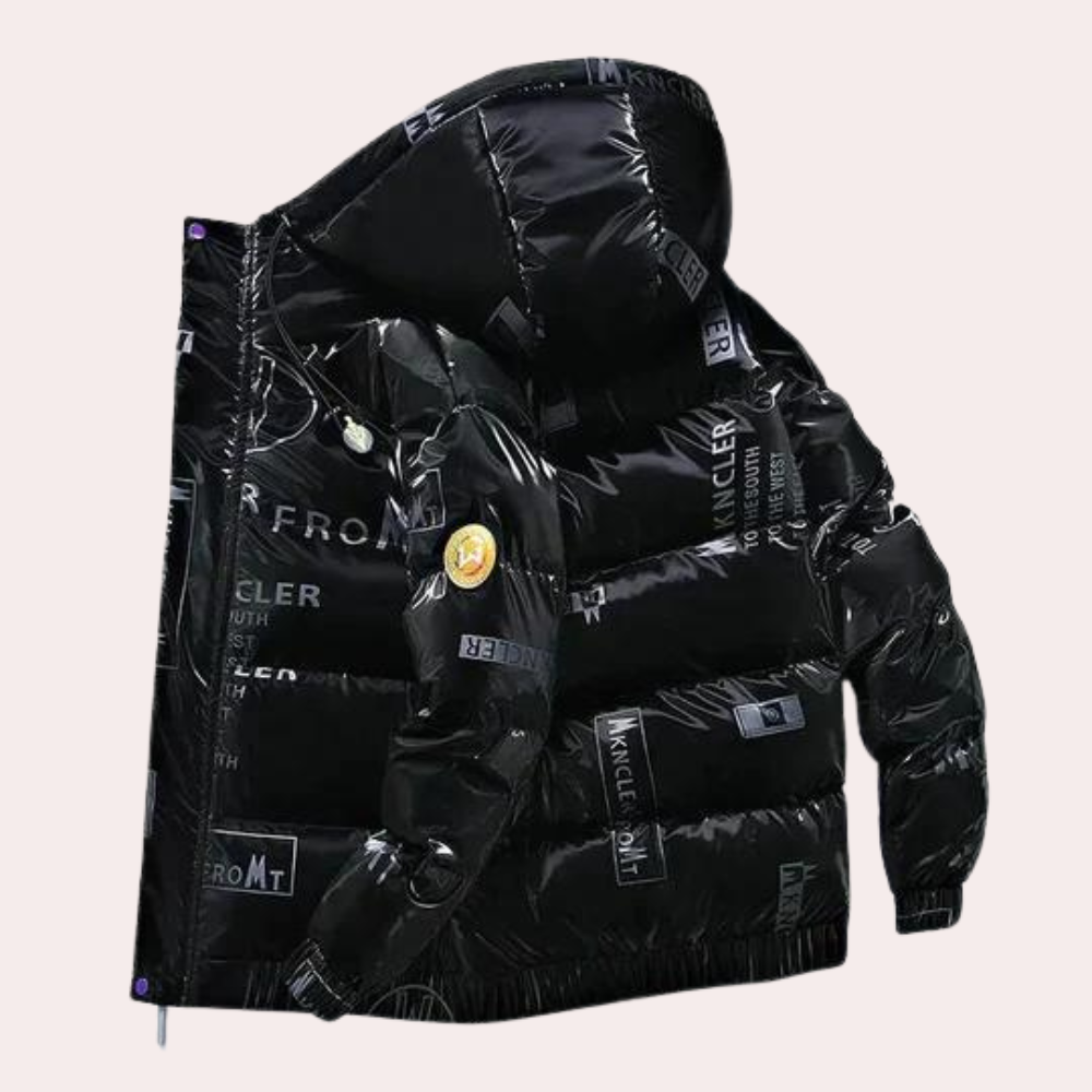 Men's High-Quality Winter Jacket with Hood & Versatile Design
