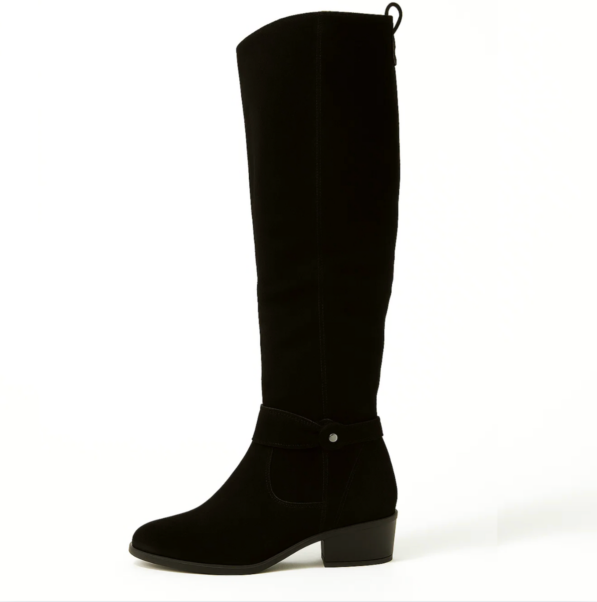 Suede Boots Soft 3cm Heel Elegant Comfortable Fit