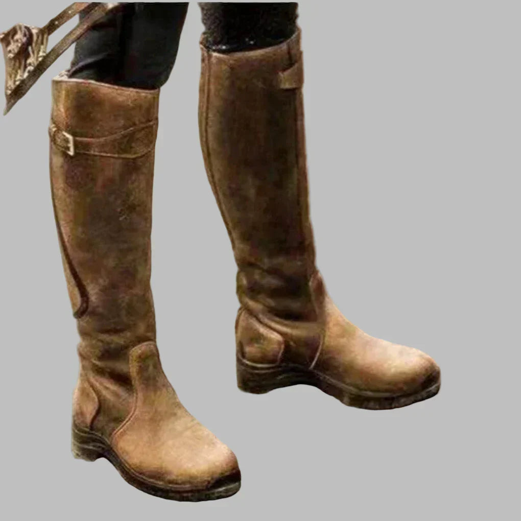 Orthopedic Leather Boots Arch Support Cushioned Timeless