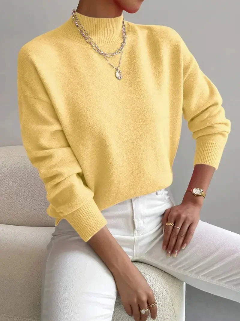 The Elegant Roll Neck in Soft Knit