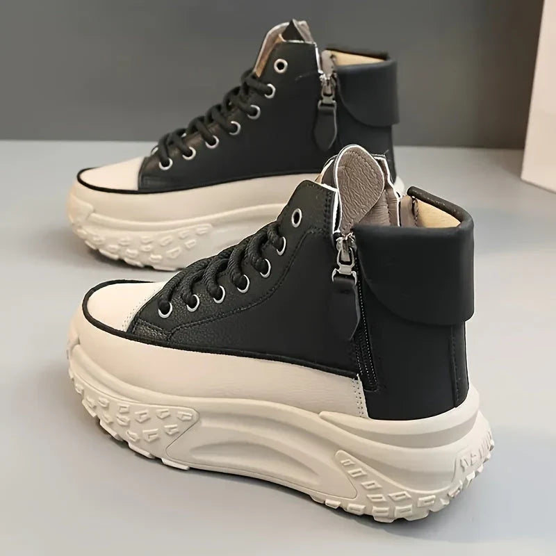 High Top Platform Sneakers Chunky Sole Statement Streetwear