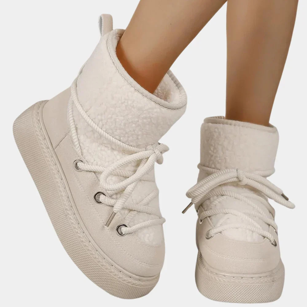 Snow Boots Lined Warm Winter Waterproof Cold Season