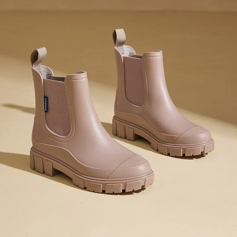 Rain Boots Anti Slip Sole Waterproof Modern Everyday