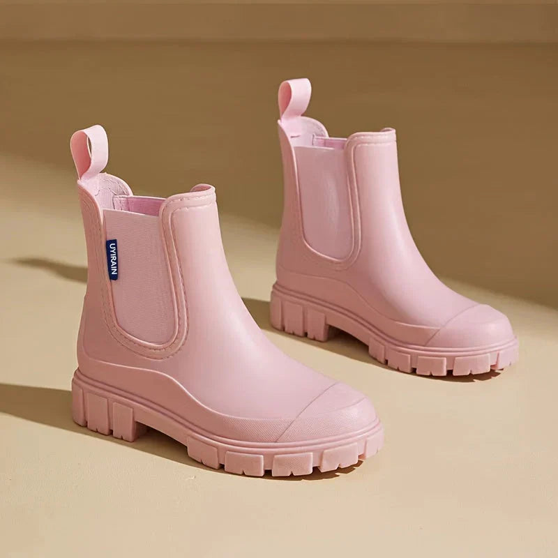Rain Boots Anti Slip Sole Waterproof Modern Everyday