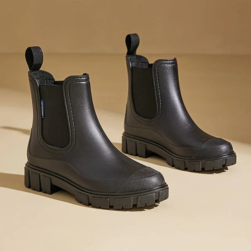 Rain Boots Anti Slip Sole Waterproof Modern Everyday