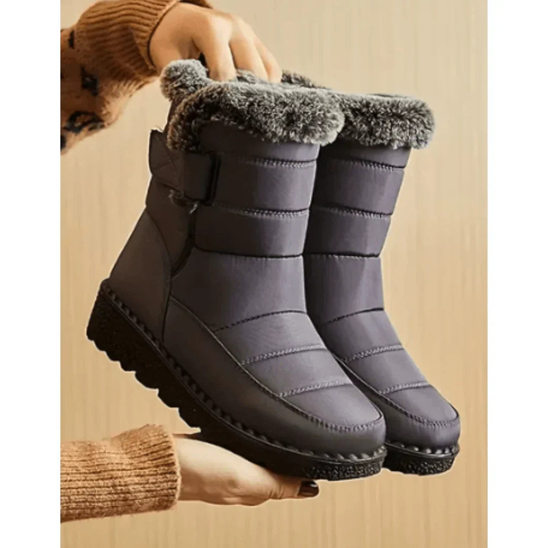 Waterproof Winter Boots Lined Warm Elegant Cold Season